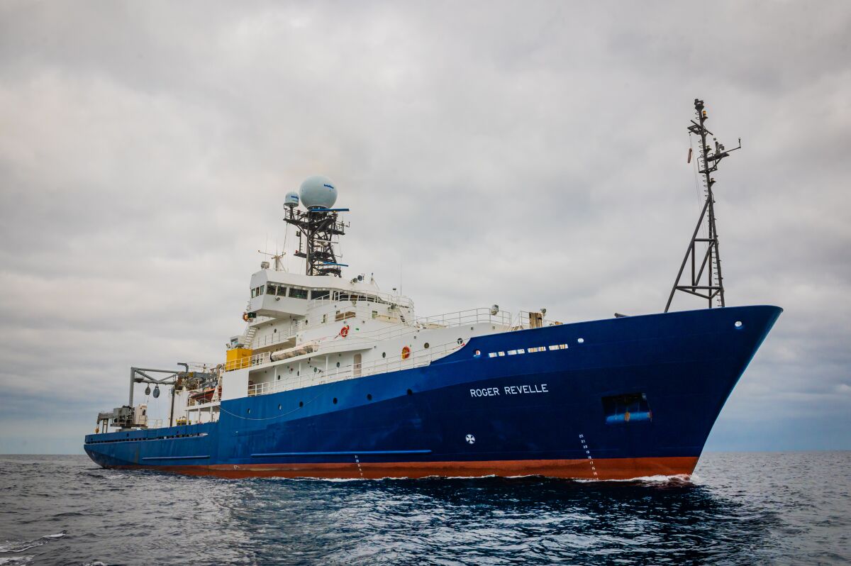 Research vessel Roger Revelle has had a refit involving upgrades from top to bottom, bow to stern.