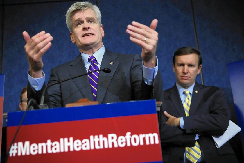 "Our mental health system is broken," said Sen. Bill Cassidy (R-La.), who is among a bipartisan group of senators pushing to modernize the system for treating mental illness.