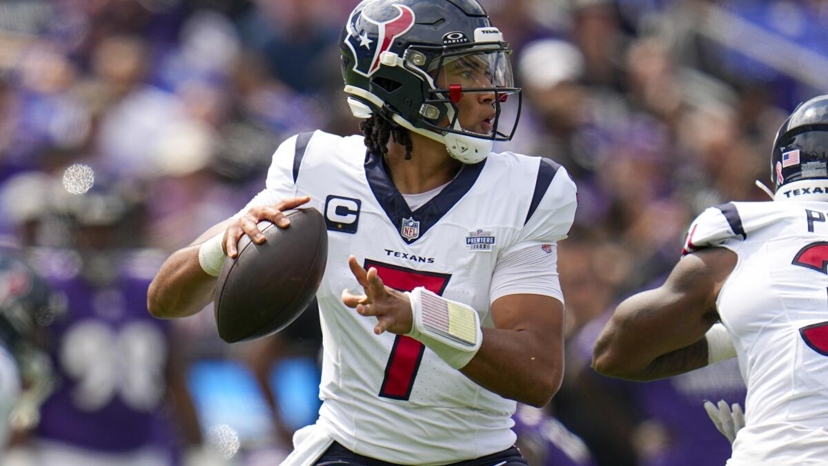 Houston Texans offense finds direction in breakout game by C.J. Stroud