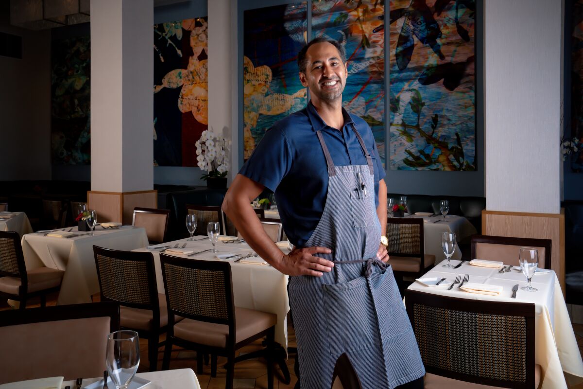 A photo of Chef Jason Knibb of Nine-Ten