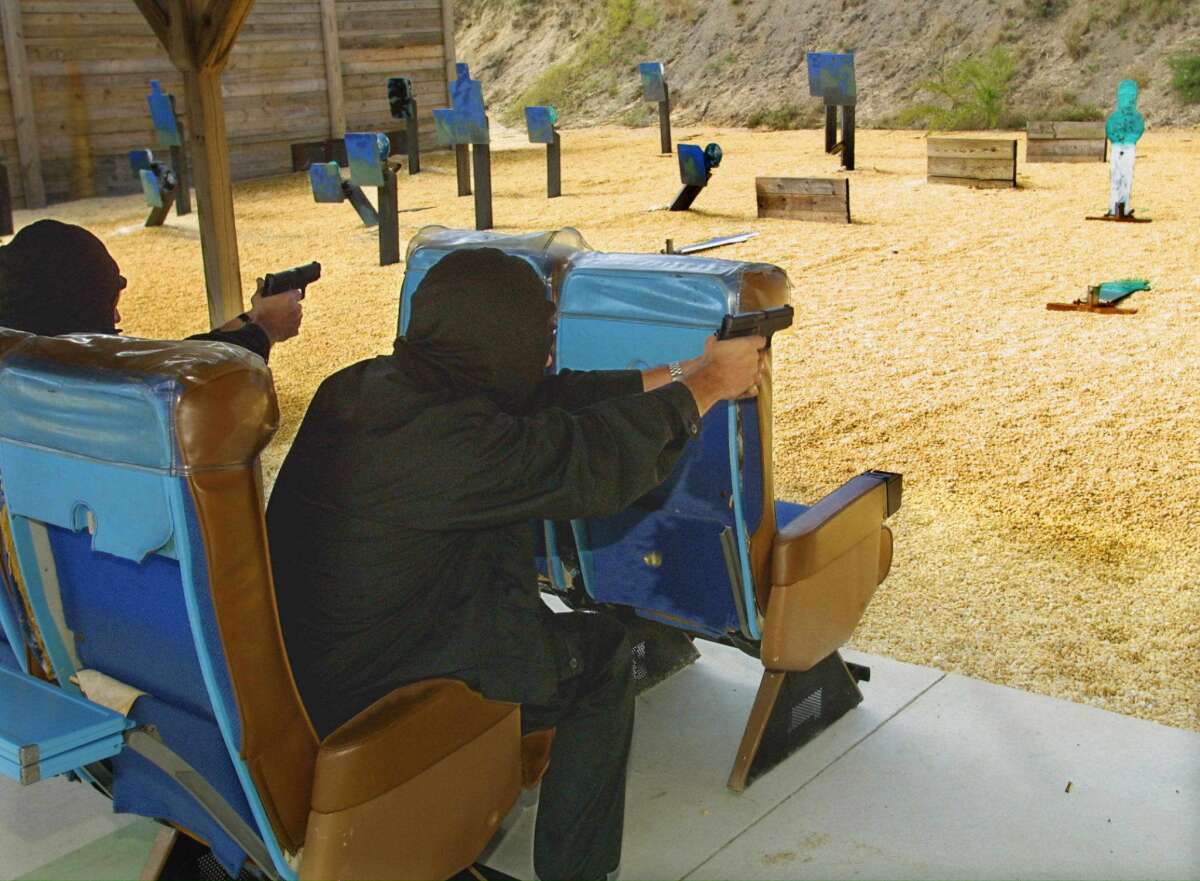 Federal air marshals perform tactical training at the William J. Hughs Technical Center in Pomona, N.J.