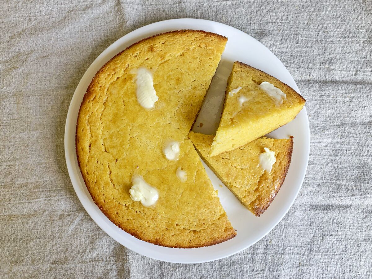 Masa harina and sugar change a classic cornbread — for the better.