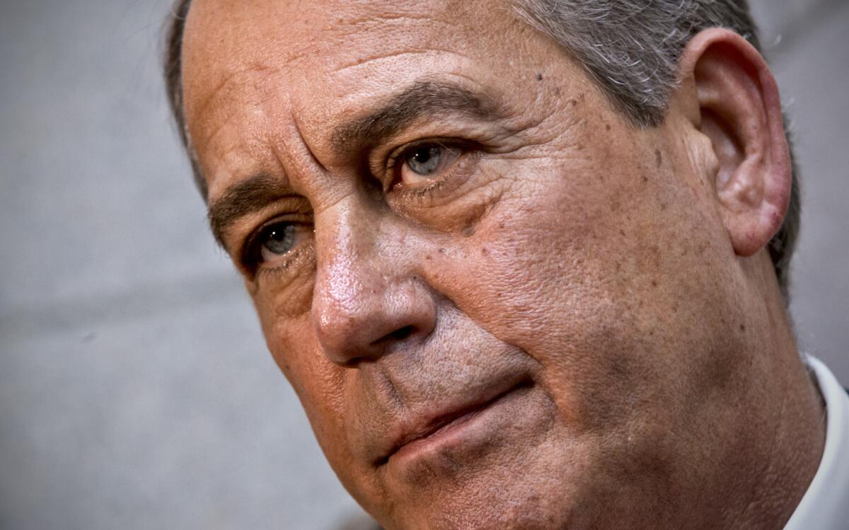 On Thursday, House Speaker John A. Boehner (R-Ohio) and other top House Republicans called for a temporary increase in the government's borrowing authority, which would prevent the Treasury from running out of cash in about a week.