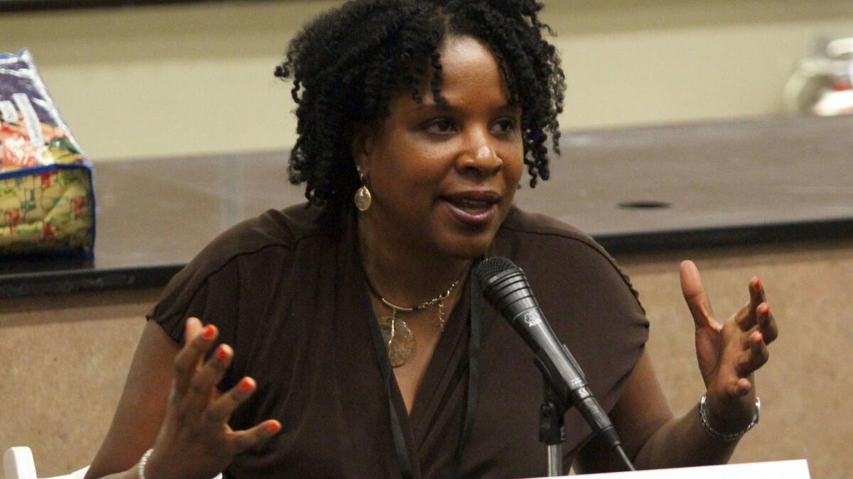 Tayari Jones at the L.A. Times Festival of Books in 2012