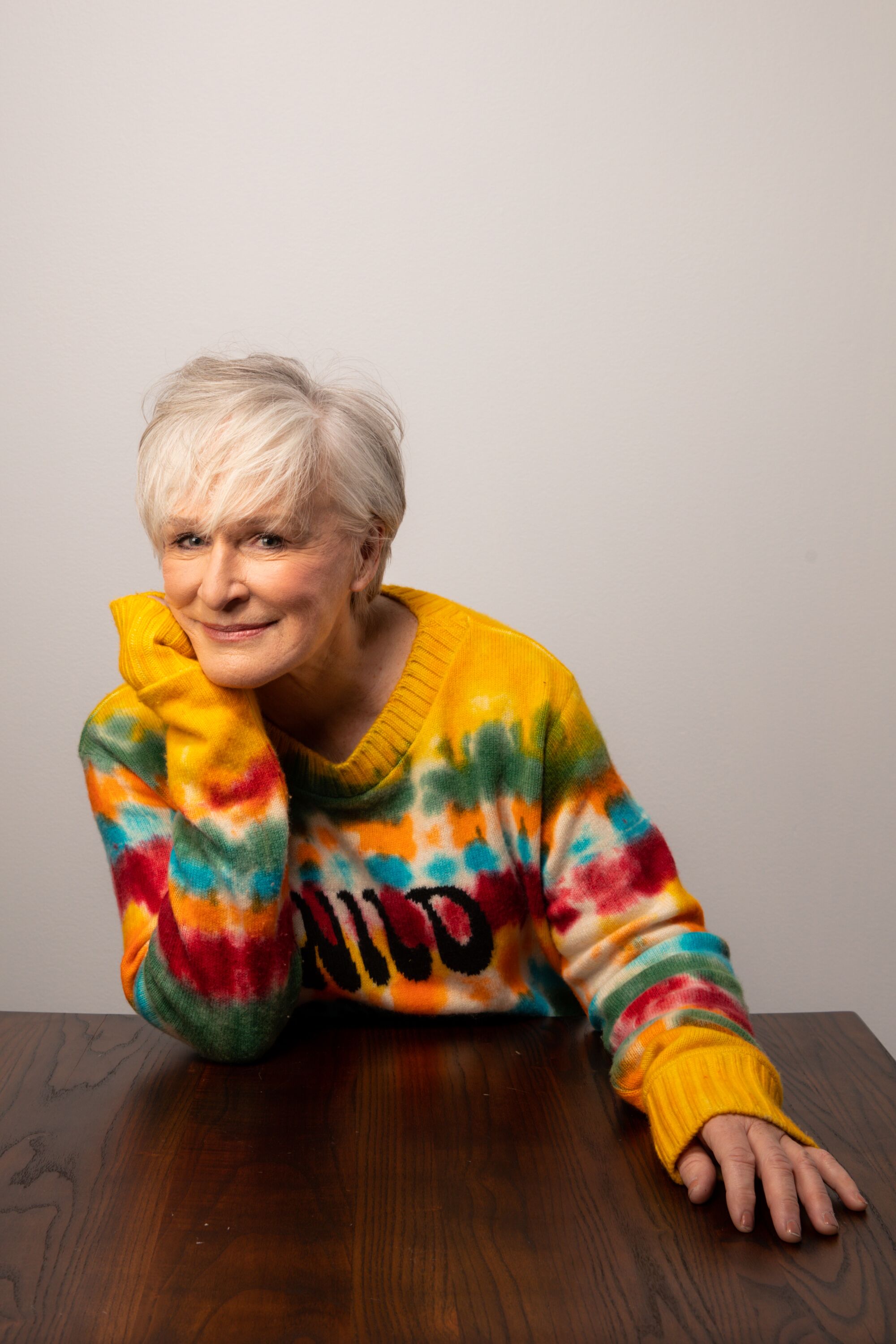 Actor Glenn Close of “Four Good Days,” photographed in the L.A. Times Studio at the Sundance Film Festival.
