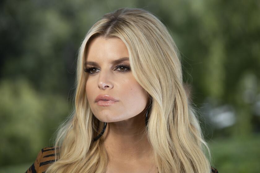 HIDDEN HILLS, CA-JANUARY 31, 2020: Singer, actress Jessica Simpson is photographed at her home in Hidden Hills. (Mel Melcon/Los Angeles Times)
