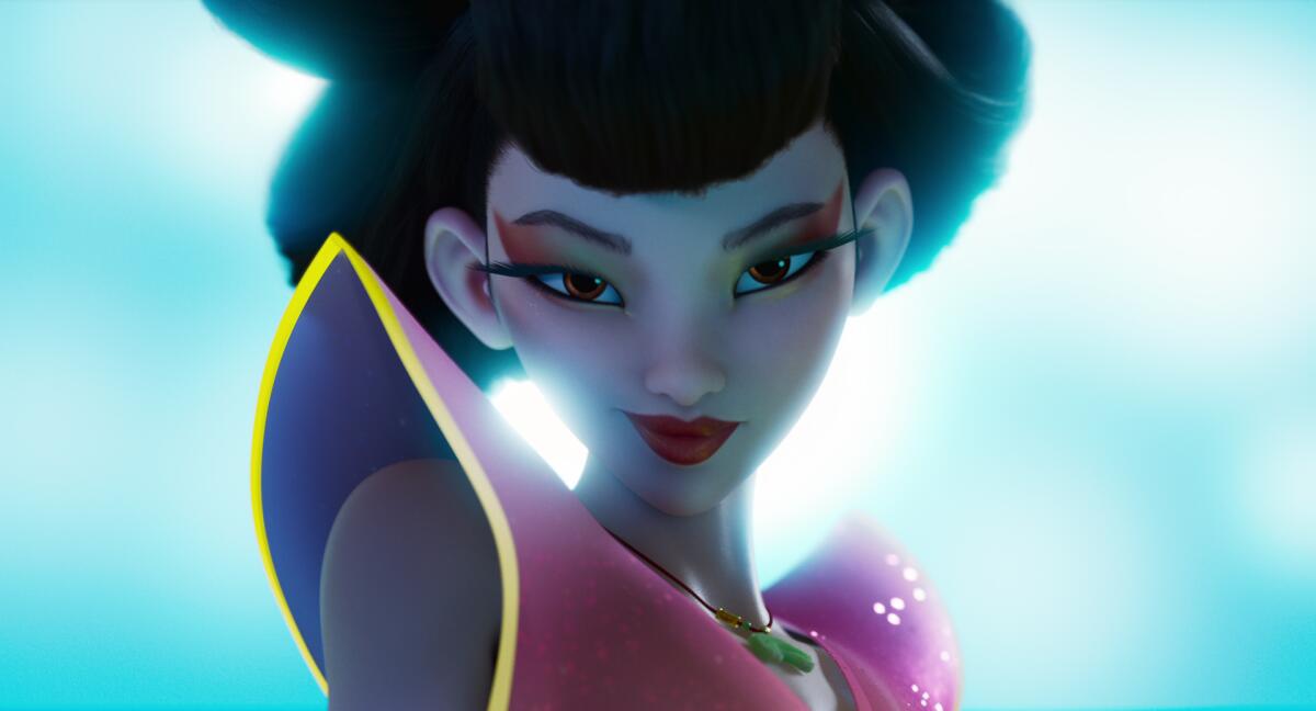 The Moon Goddess Chang'e (voiced by Phillipa Soo) in "Over the Moon."