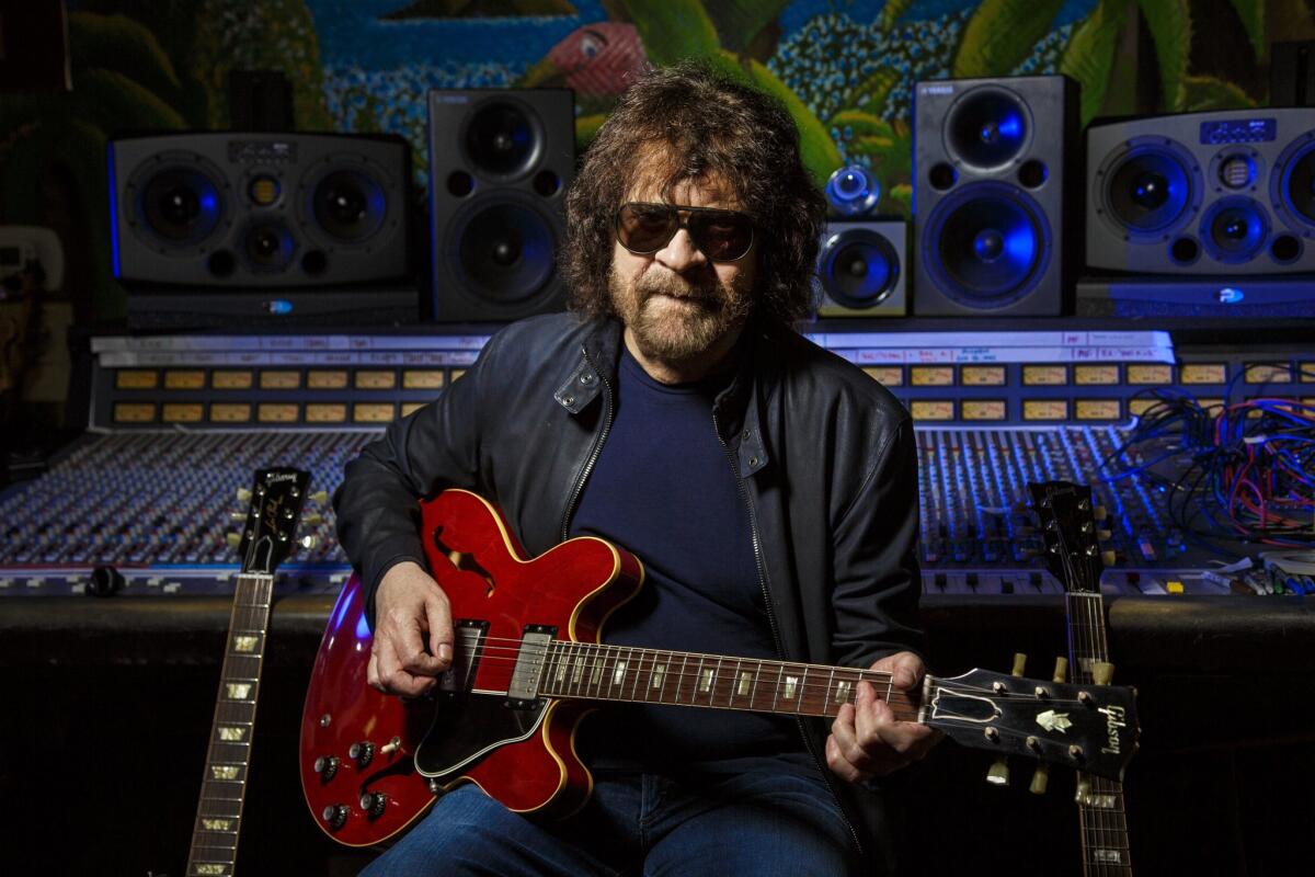 Jeff Lynne is photographed at his home sound studio on Oct. 20, 2015.