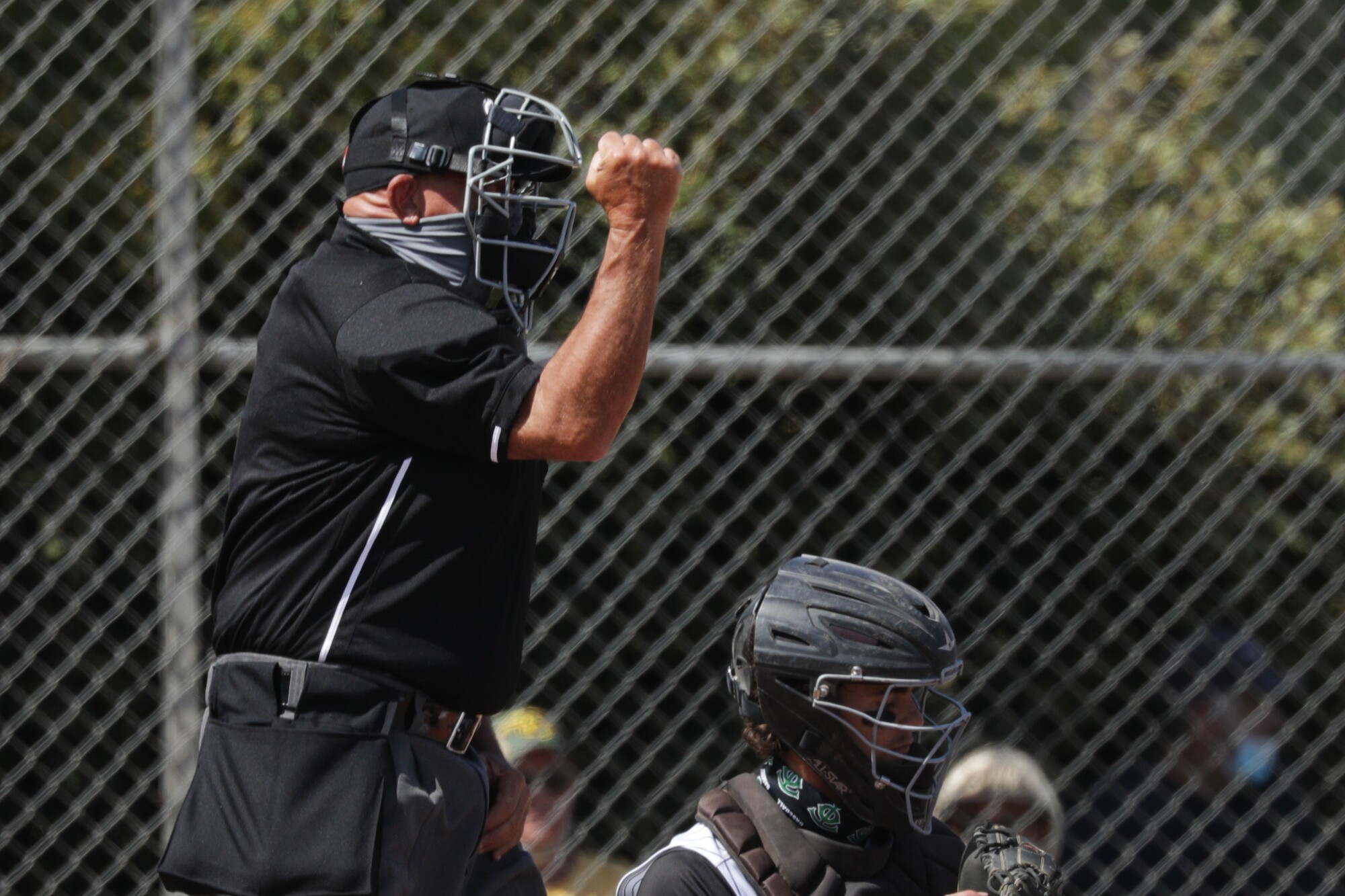 Why a high school baseball umpire? You've got a game Los