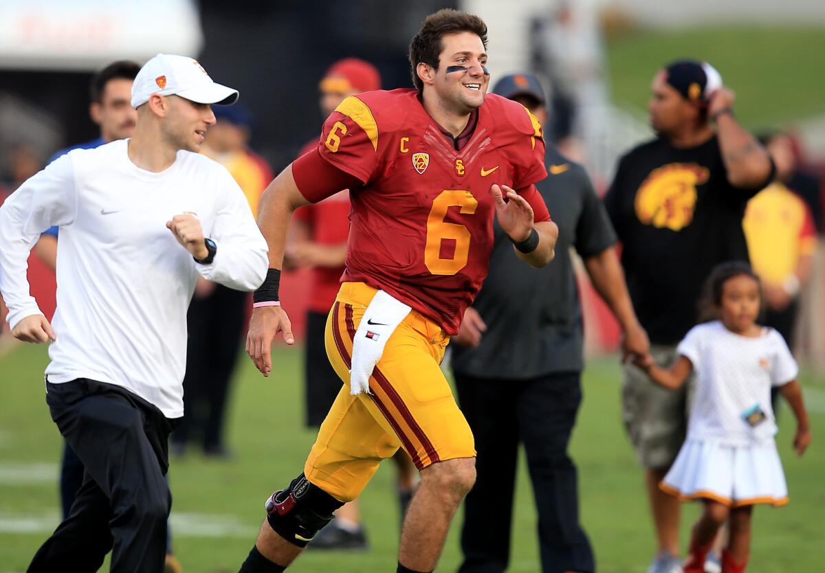 Quarterback Cody Kessler and the USC Trojans begin their final week of spring practice Tuesday.