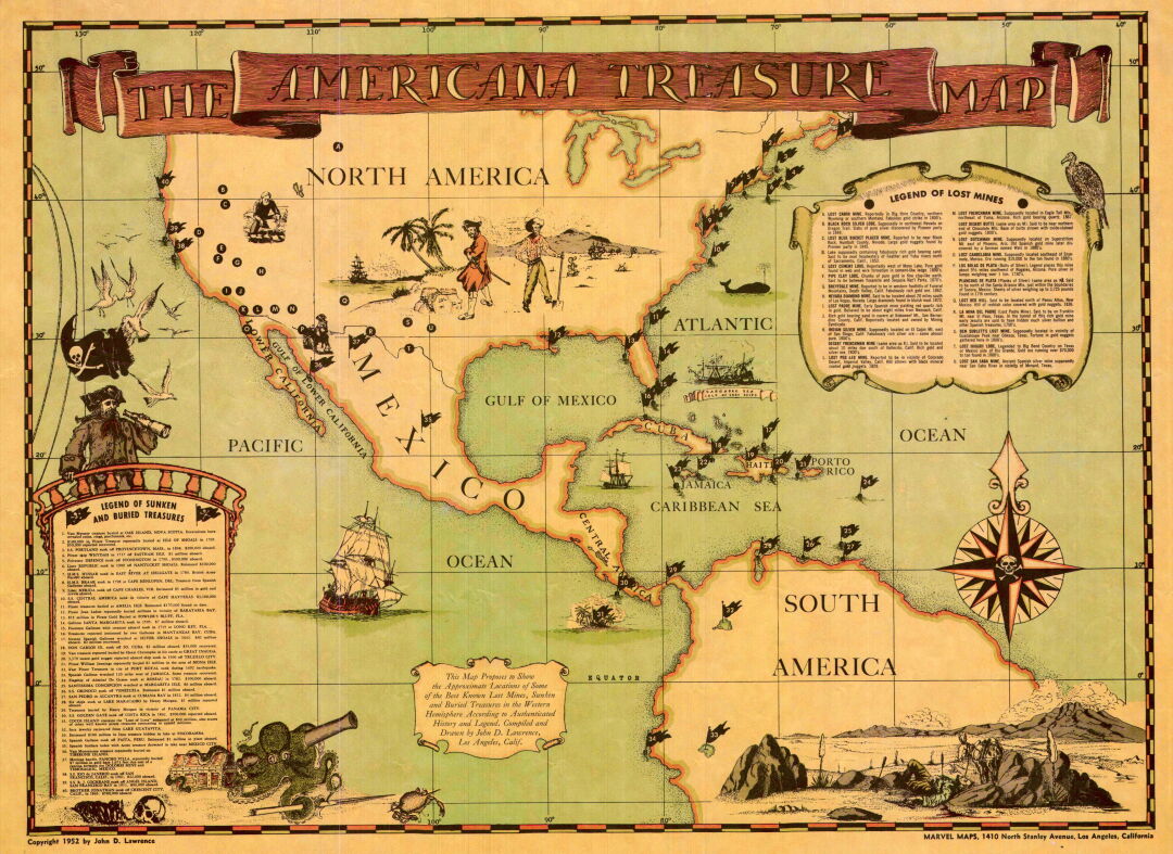 Treasure Maps Features L.A. actor's map shows gold hidden in San Bernardino County - Los ...
