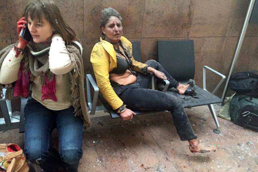 The family of Nidhi Chaphekar, right, a Jet Airways flight attendant injured in the terror attack at Brussels Airport, said she was recovering at a Belgian hospital and out of danger.