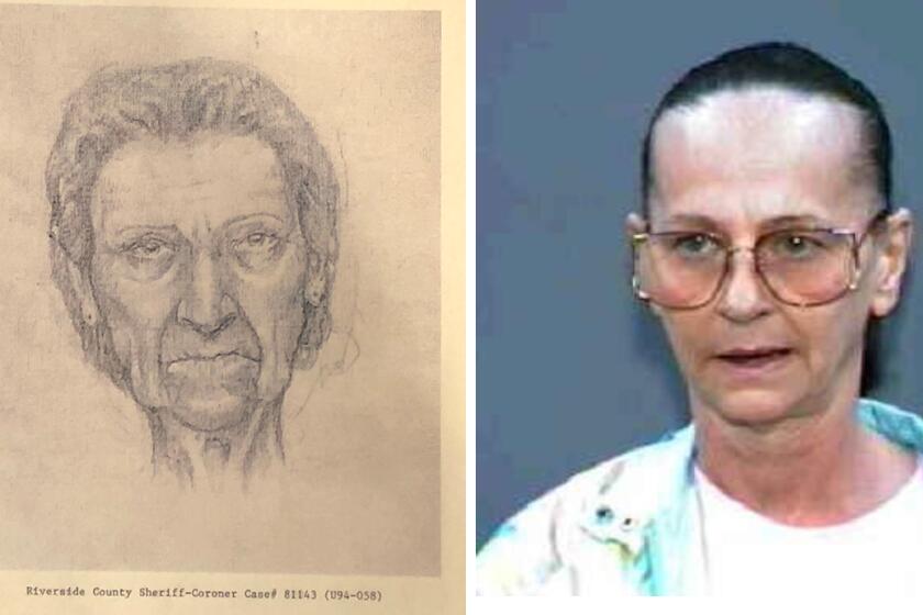Hand out photo and sketch of Patricia Cavallaro, the victim in a 1994 cold case death has been identified through a DNA sample.