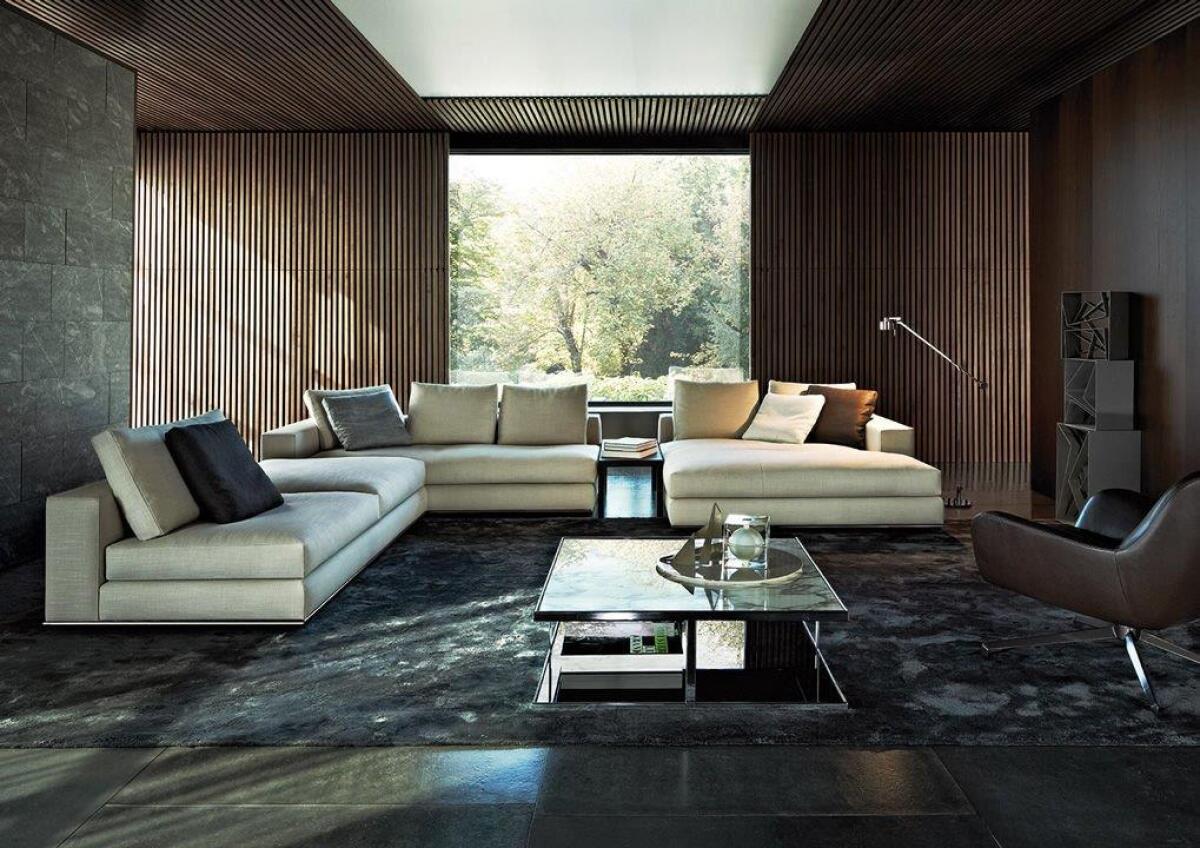 At Minotti Los Angeles, the top-selling sofa is the Rodolfo Dordoni-designed Hamilton.