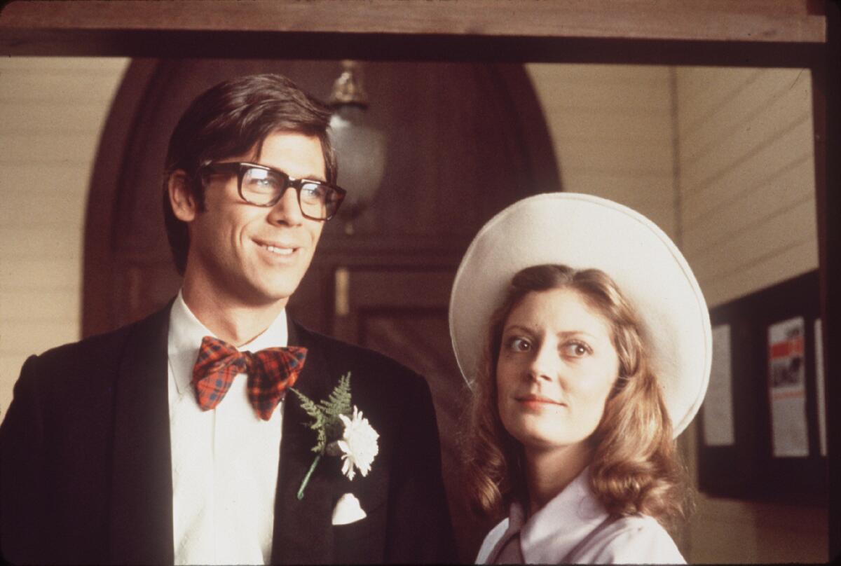 Brad (Barry Bostwick) and Janet (Susan Sarandon) before everything gets out-of-this-world in "The Rocky Horror Picture Show."