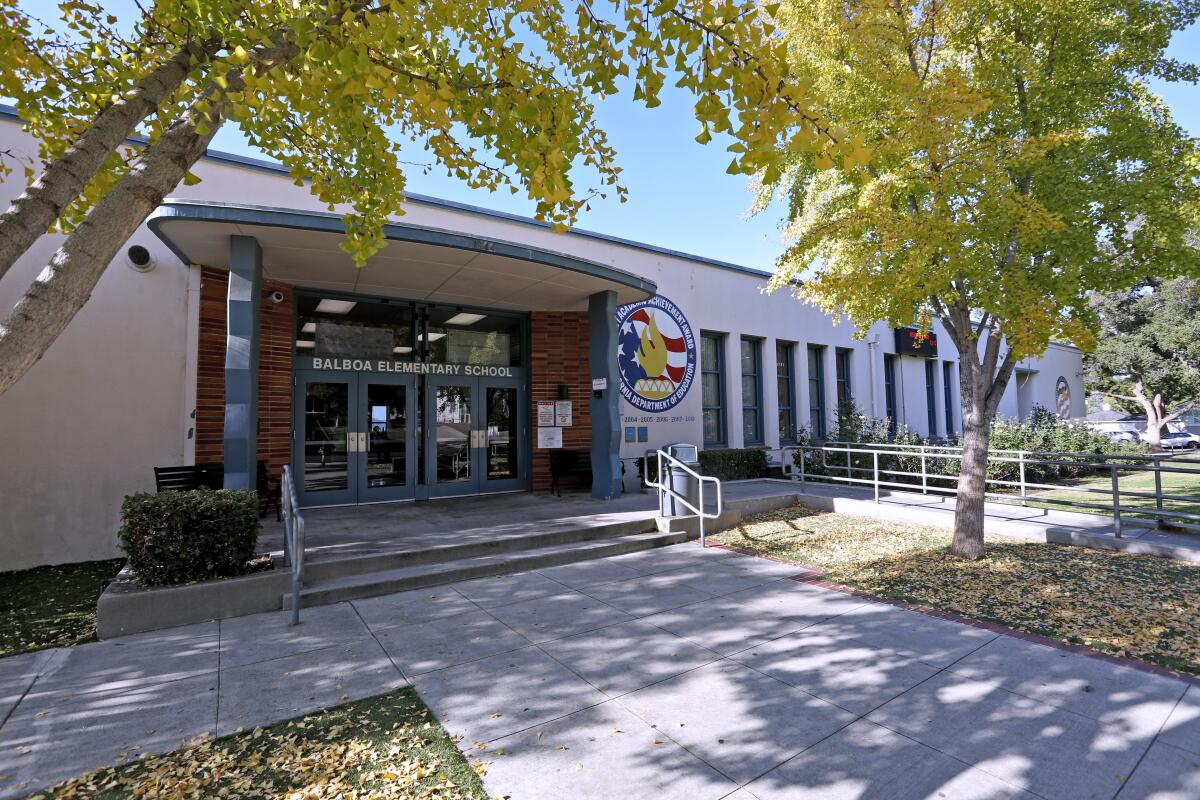 The Glendale Unified school board is considering eventually closing down the Balboa Elementary School sixth-grade class and integrating those students into Toll Middle School.