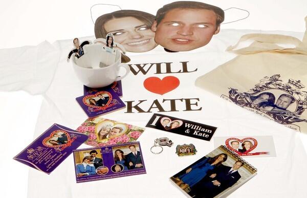 Royal wedding souvenirs