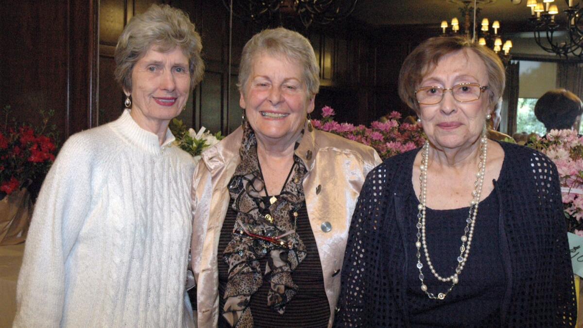 Organizers of the Providence St. Joseph Medical Center Guild Card Party are, from left, Co-Chair Terri Lee, Chair Lucy Brown and Co-Chair Maria Balke.