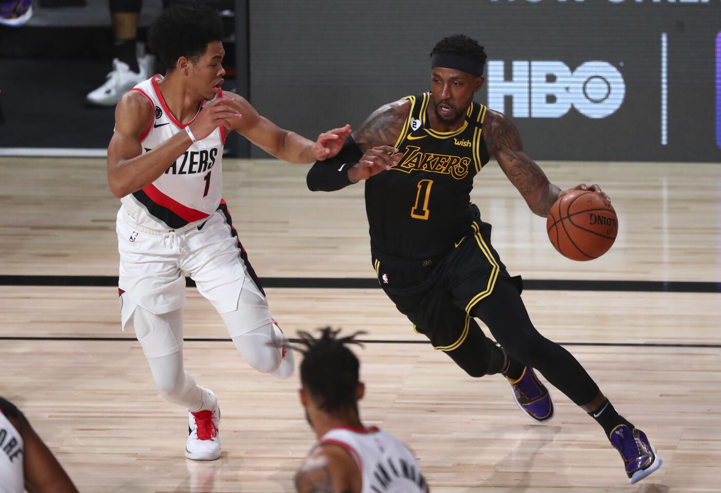 Lakers Trail Blazers Basketball