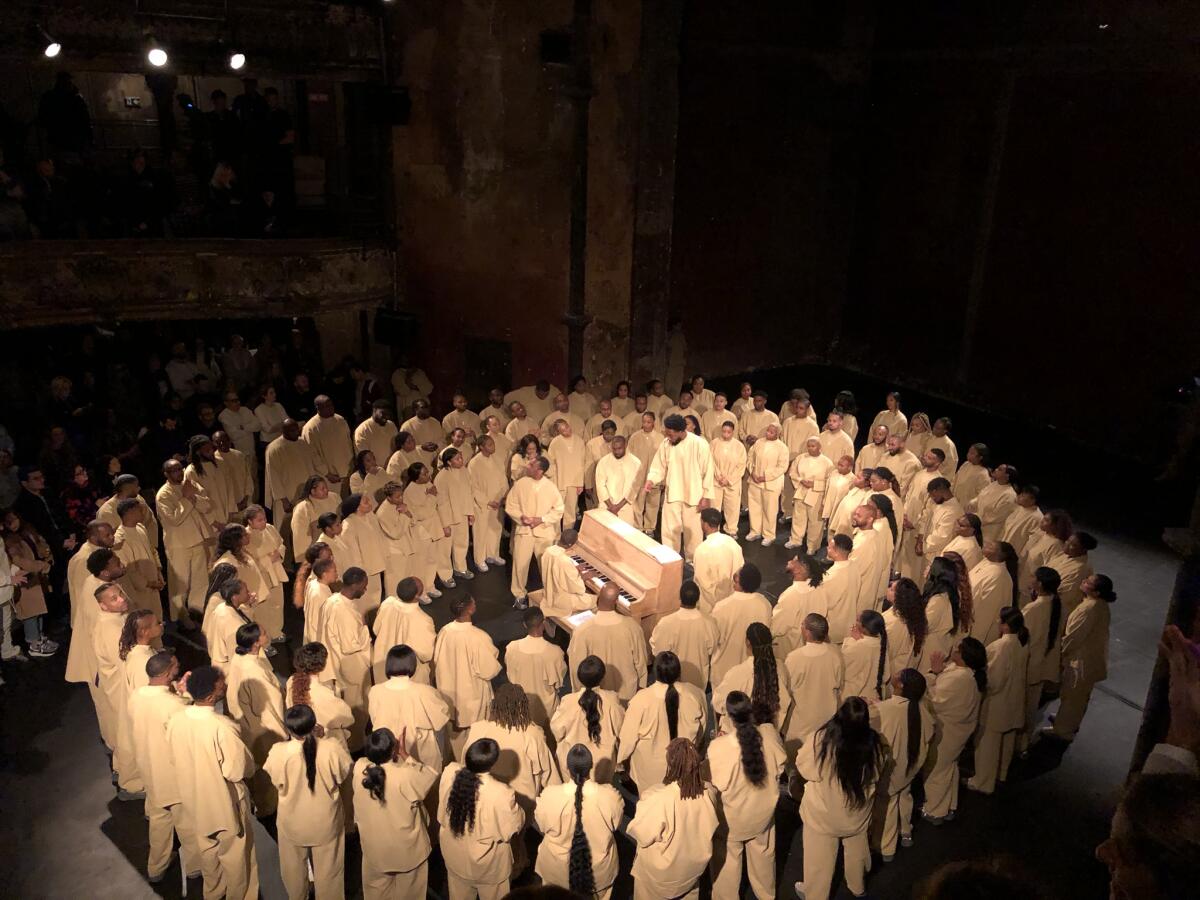Kanye West presents Sunday Service in Paris