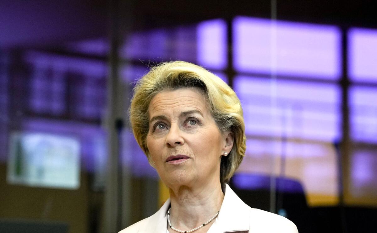 European Commission President Ursula von der Leyen