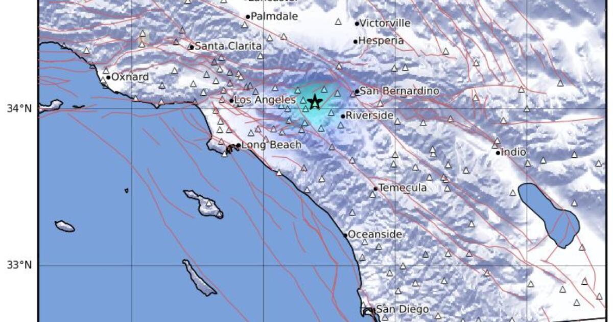 Magnitude 3.1 earthquake reported near Ontario International Airport