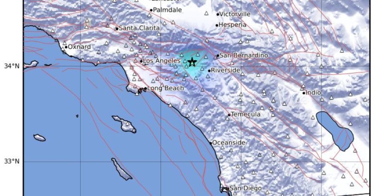 Magnitude 3.5 earthquake reported near Ontario airport