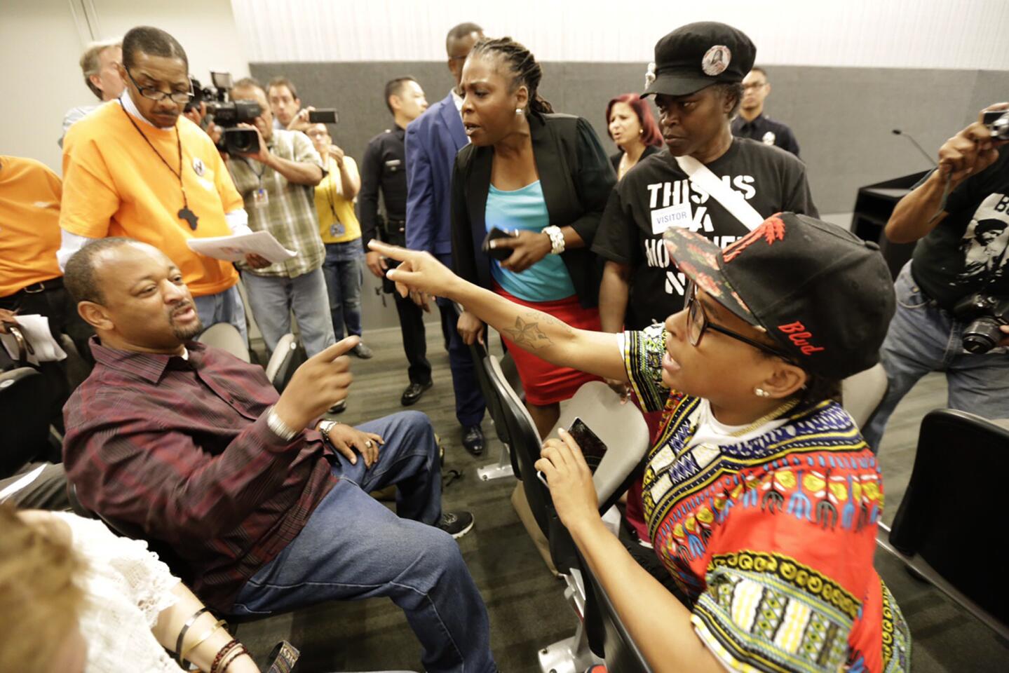 Large turnout at L.A. police commission meeting