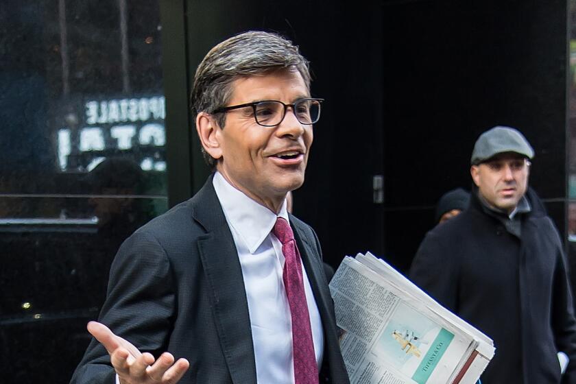 "To learn how to let go and be natural in an unnatural environment takes practice," George Stephanopoulos said.