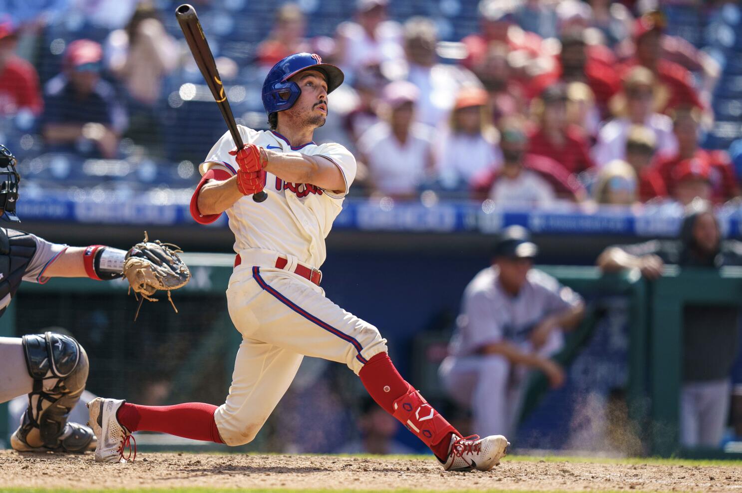Phillies bats, led by Bryce Harper, rally against Marlins late for 3-1 win