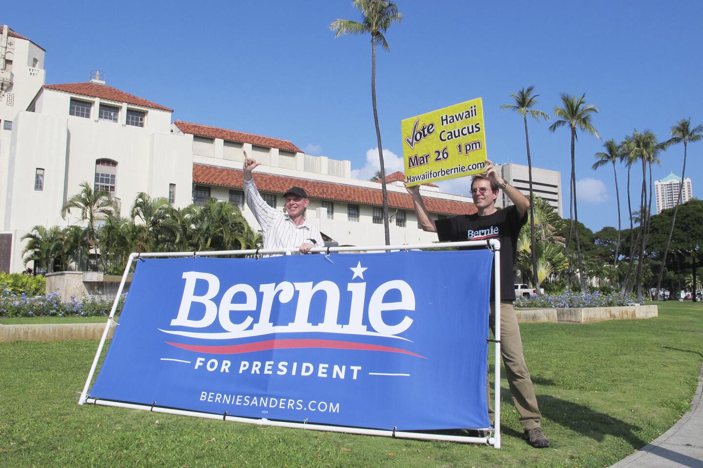 Sanders wins in Hawaii