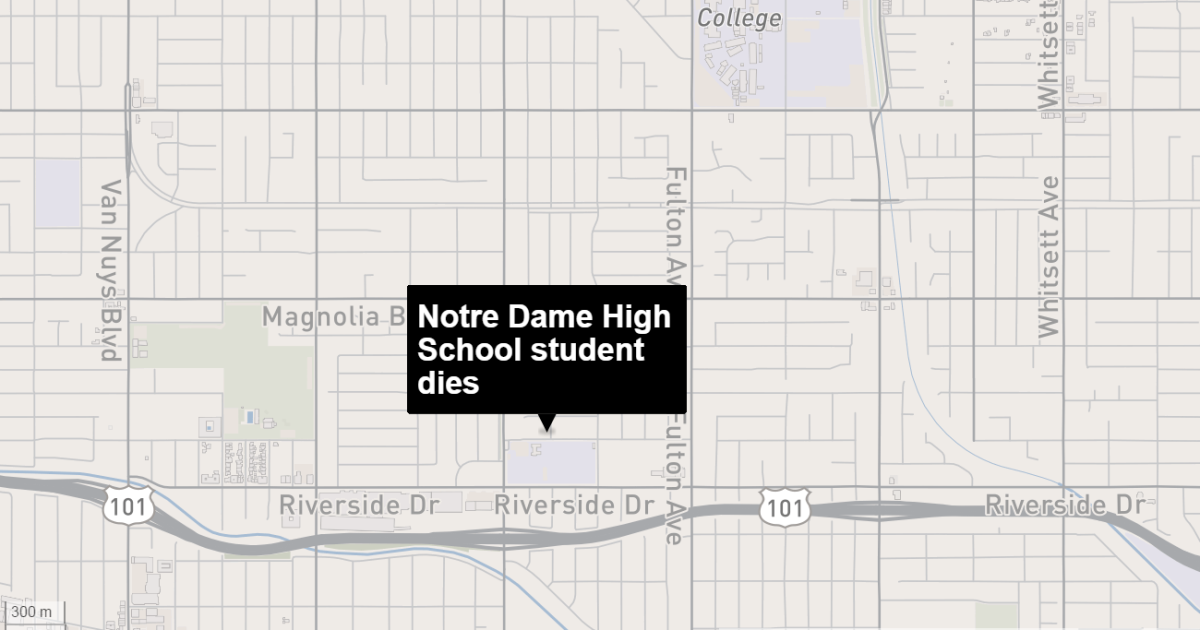 Notre Dame High School Basketball Player Dies After Collapsing During Practice Los Angeles Times 