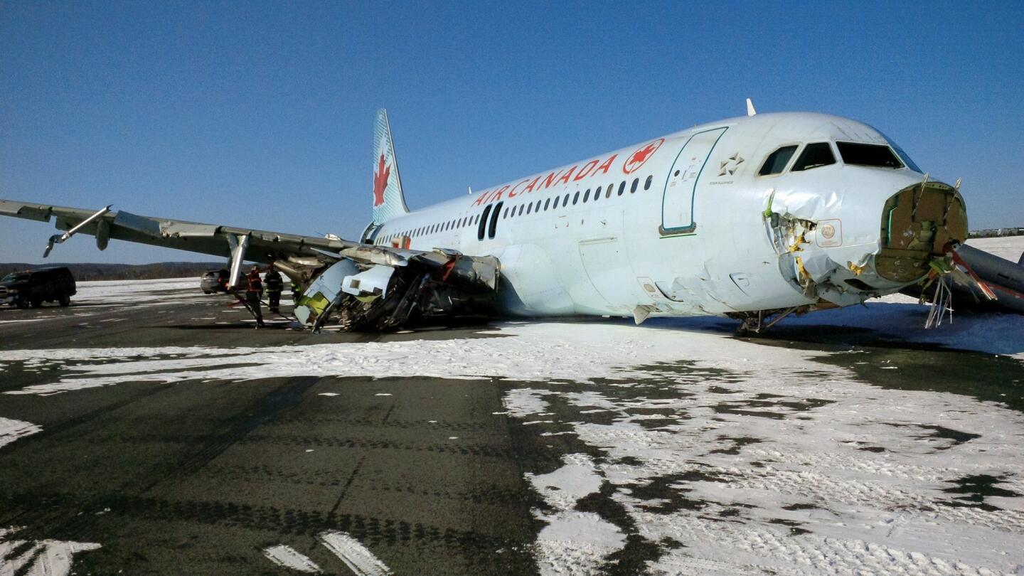 Air Canada 'abrupt' landing