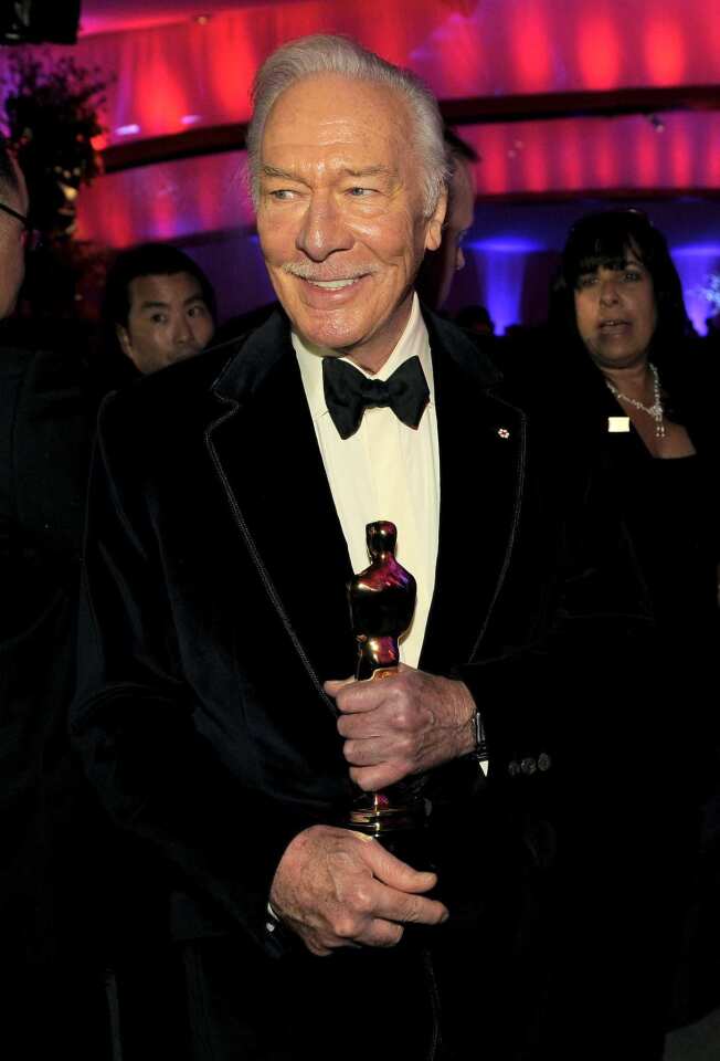 He became the oldest actor winner, at 82, when he took the statuette for his supporting role in "Beginners."