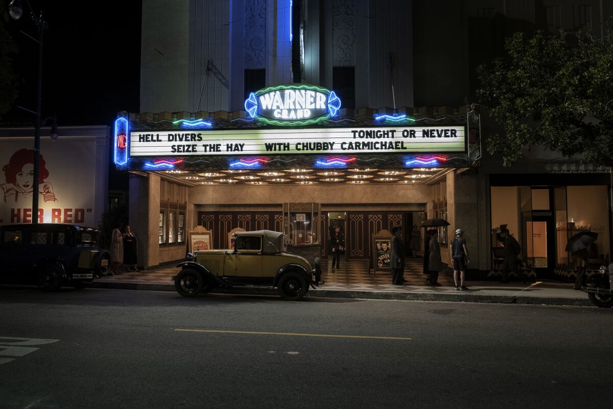 Warner Grand, a San Pedro movie palace opened in 1931, in "Perry Mason."