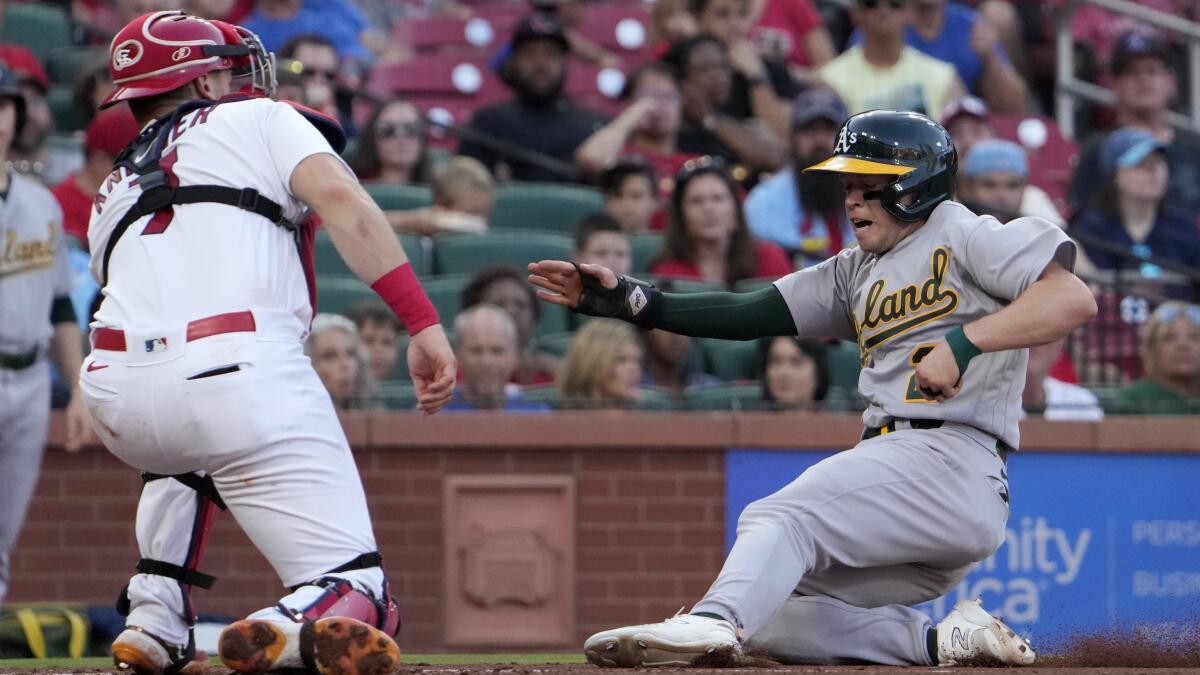 Zack Gelof slugs 4 hits as A's snap 9-game road skid with 8-0 win