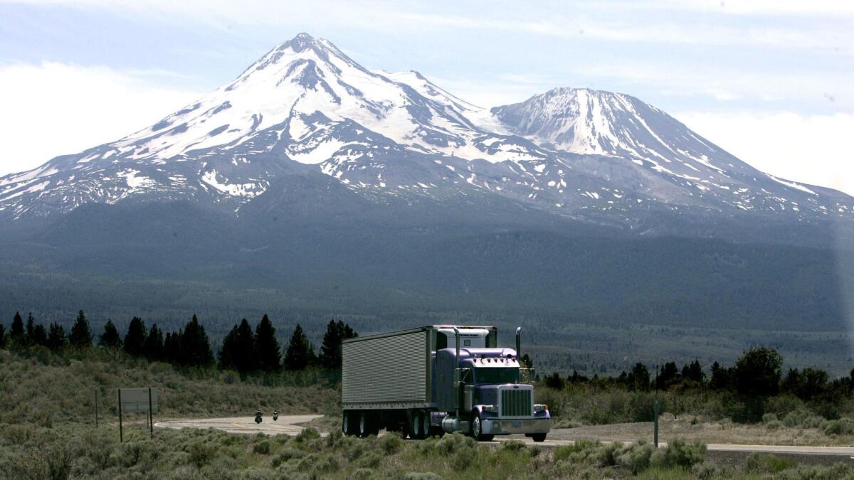 Mt. Shasta is among eight volcanic areas in California that are designated as having a moderate, high or very high threat of eruption.
