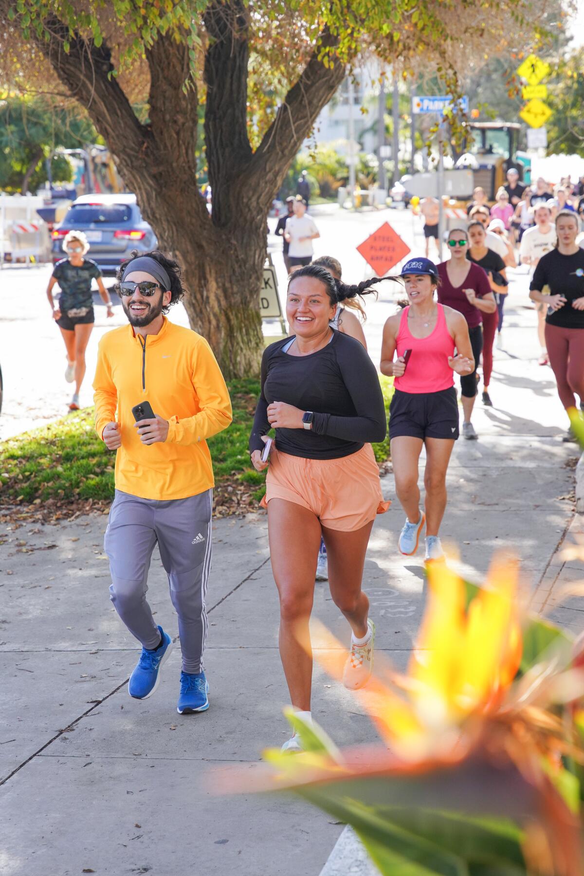 PB Run Club members can be seen running the same route each Wednesday evening and Saturday morning in PB.