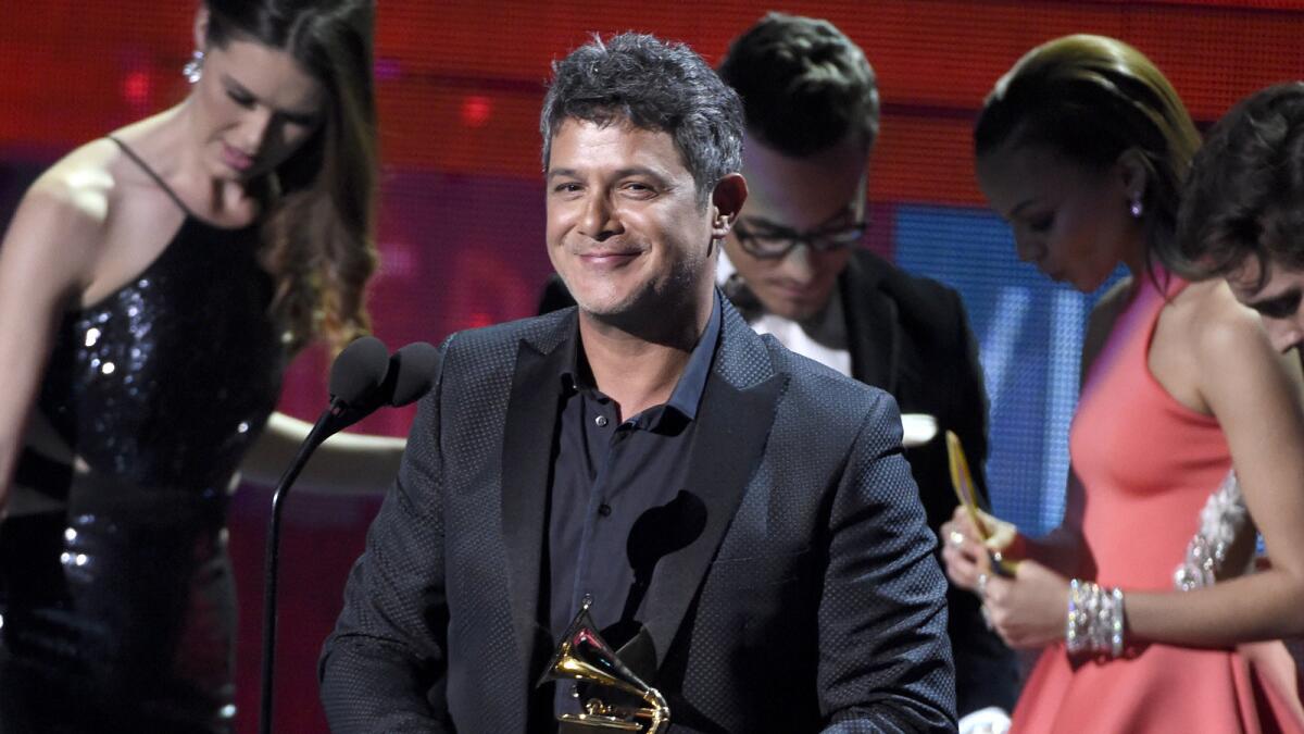 Spanish singer Alejandro Sanz, seen at the 2015 Latin Grammys, has eight nominations for this year's ceremony.