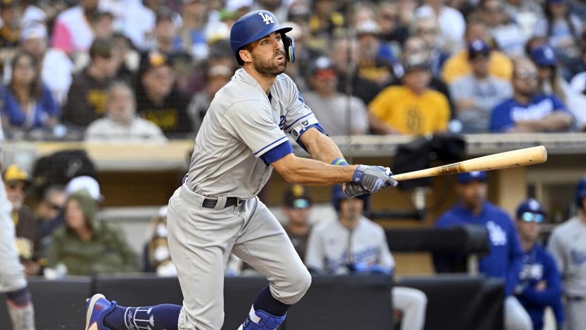 Chris Taylor and Dustin May lead Dodgers to win over Padres - Los Angeles  Times