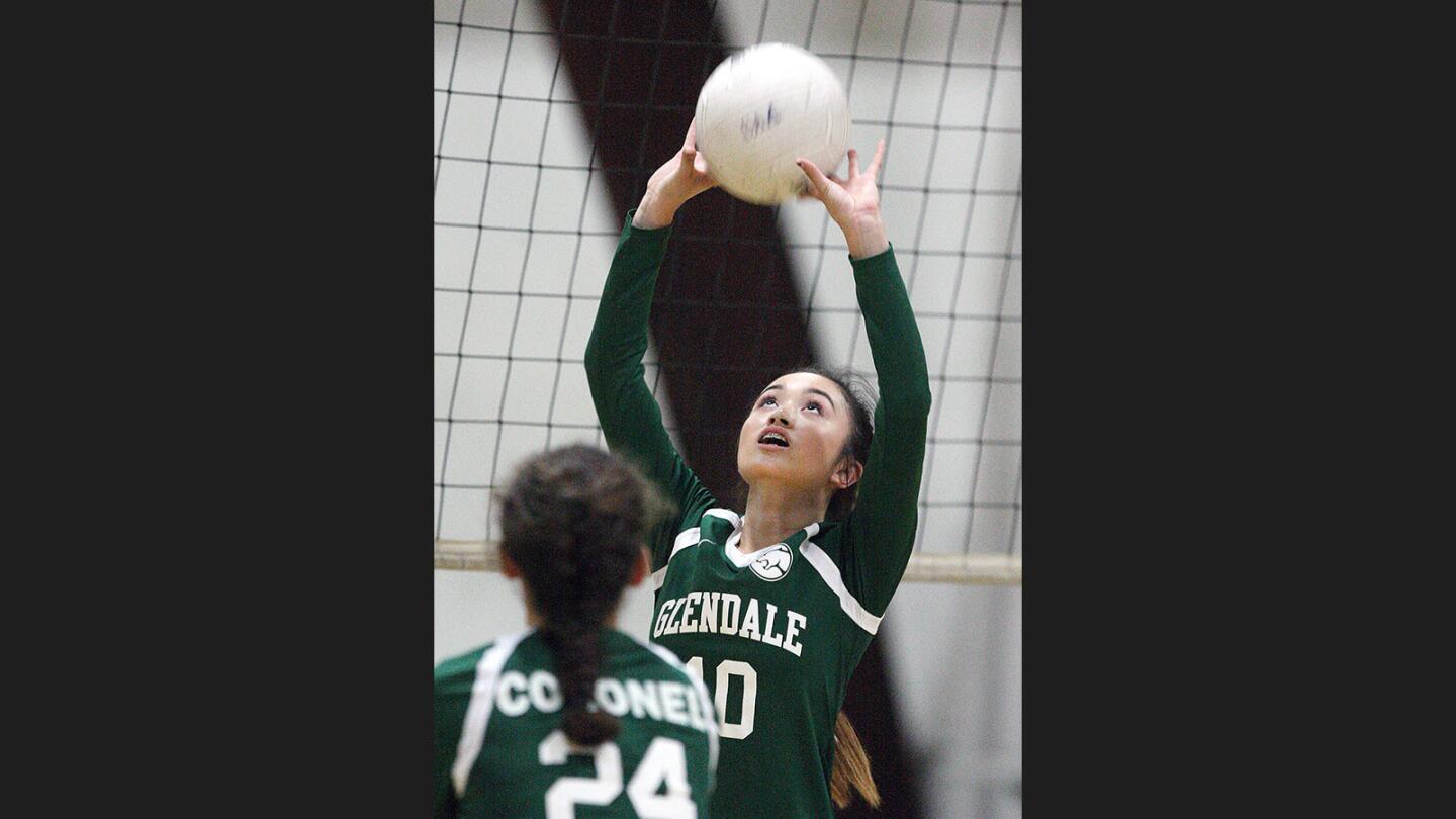 Photo Gallery: Glendale Adventist Academy sweeps Orangewood in nonleague girls' volleyball