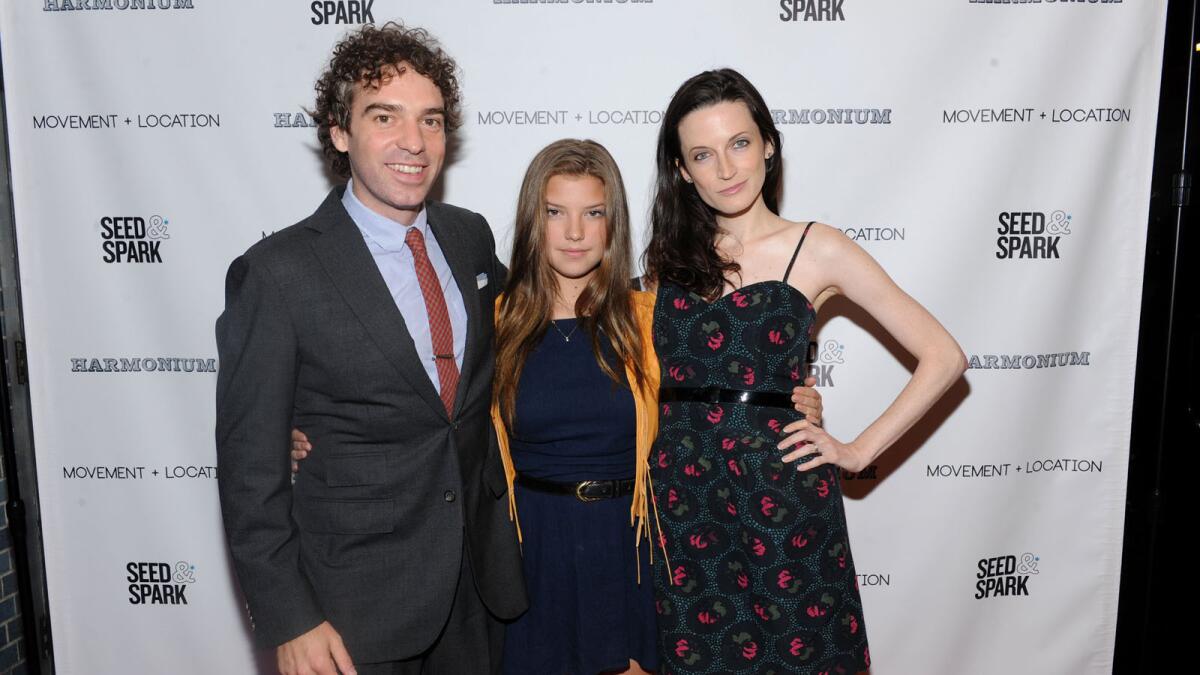 Alexis Boling, Catherine Missal and Bodine Boling attend the Movement + Location New York premiere.