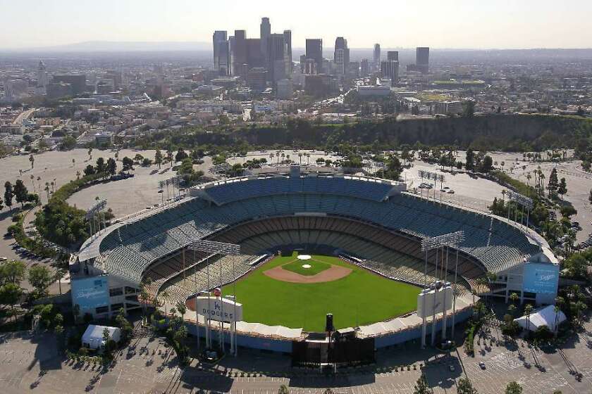Dodger Stadium will be the site of a job fair on Monday.