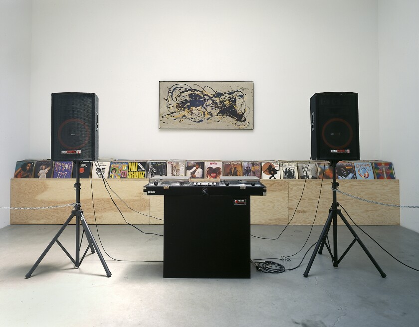 “Ruins of a Sensibility,” 1972-2002, by Nayland Blake, is an interactive DJ station.