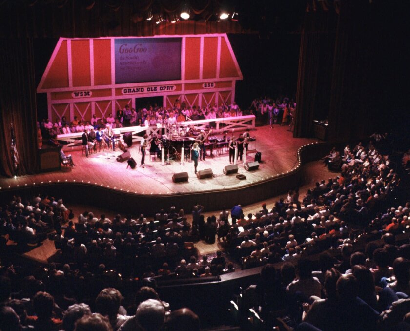 This undated file photo shows The Grand Ole Opry