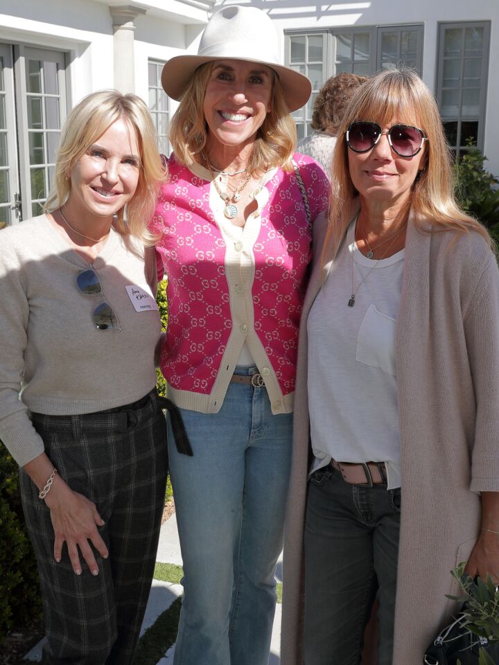 Amy Komen (host and co-founder of Padres Pedal the Cause), Katheirne Chapin, Sherryl Lynn