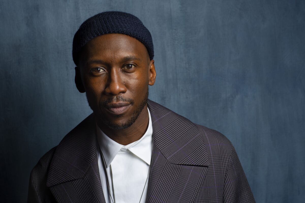 Mahershala Ali photographed in the L.A. Times Photo and Video Studio at the 2018 Toronto International Film Festival