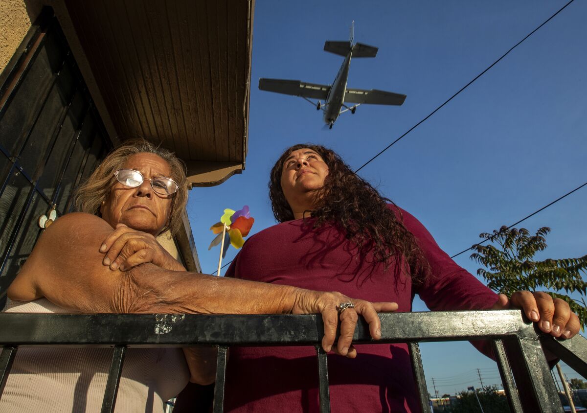 Eva Avalos, 68, left, and her daughter Margarita Lopez