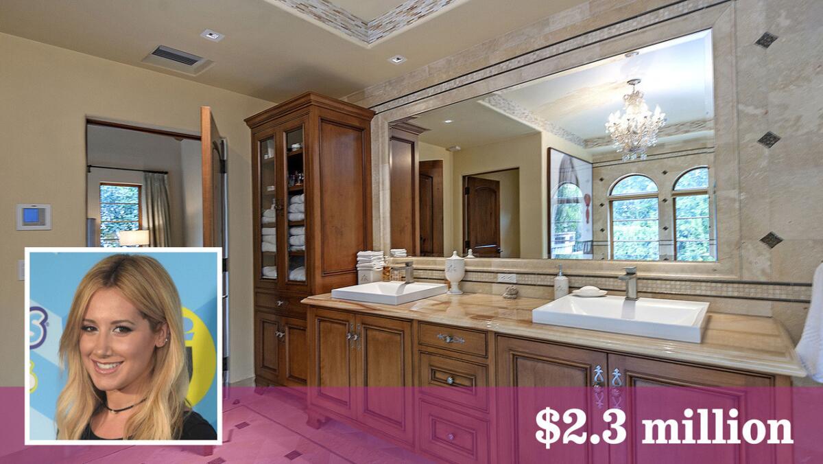 Actress Ashley Tisdale sold the Toluca Lake home her father built for $2.3 million.
