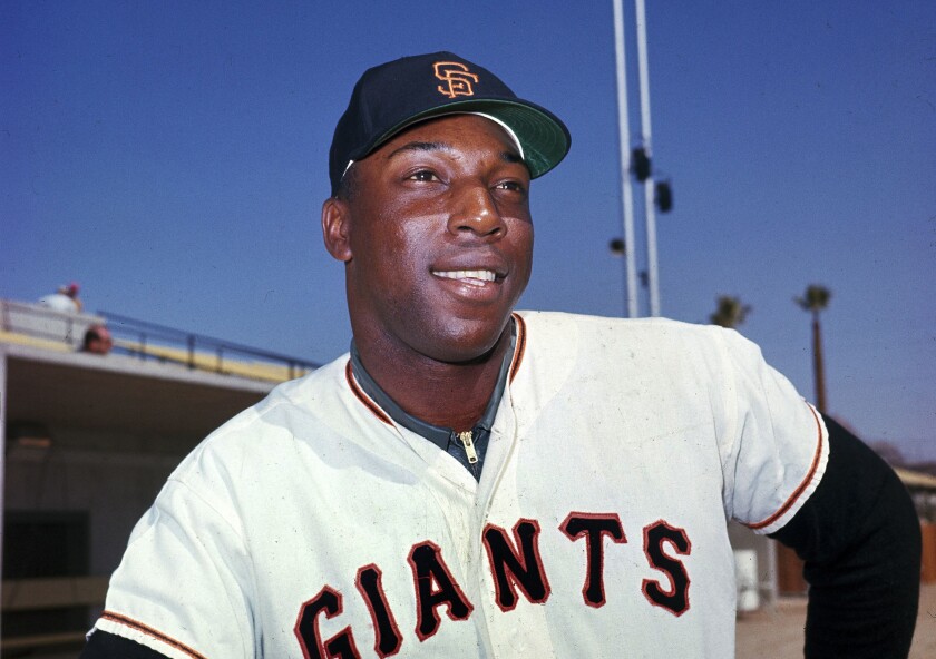 The San Francisco Giants' Willie McCovey is shown in April 1964.